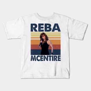 Retro Reba McEntire Fancy Gift Fan Kids T-Shirt